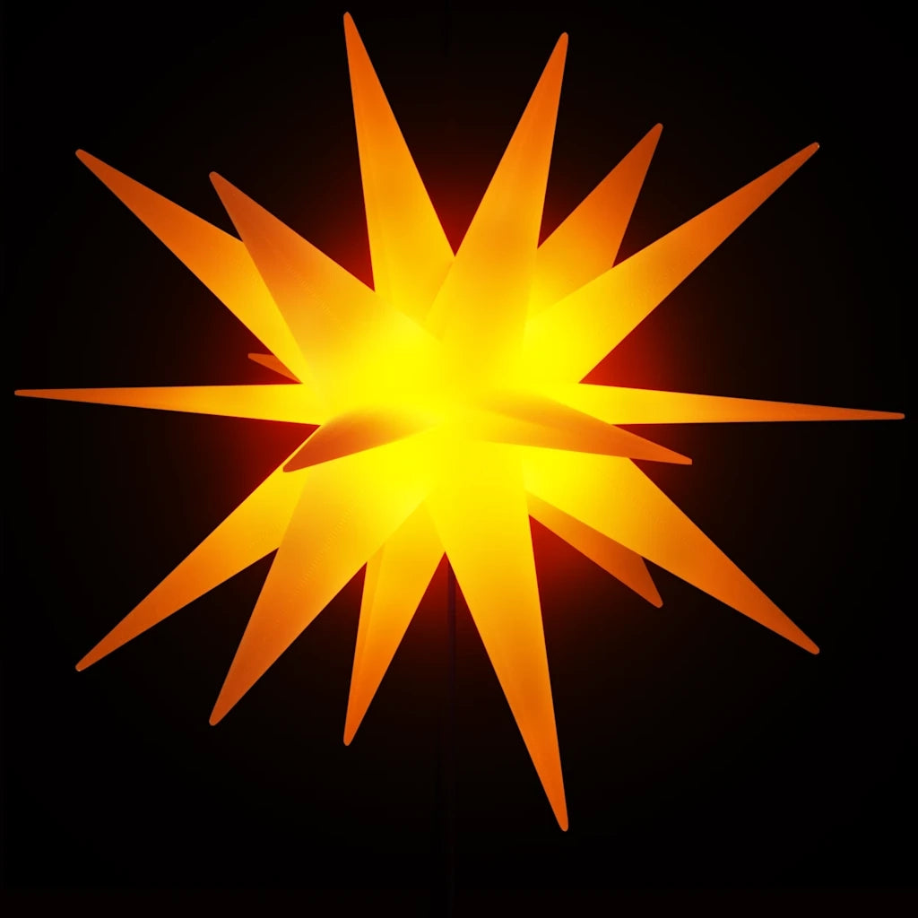 Luce di Natale con Picco Terra e LED Pieghevole Gialla 57 cm CFW8074281