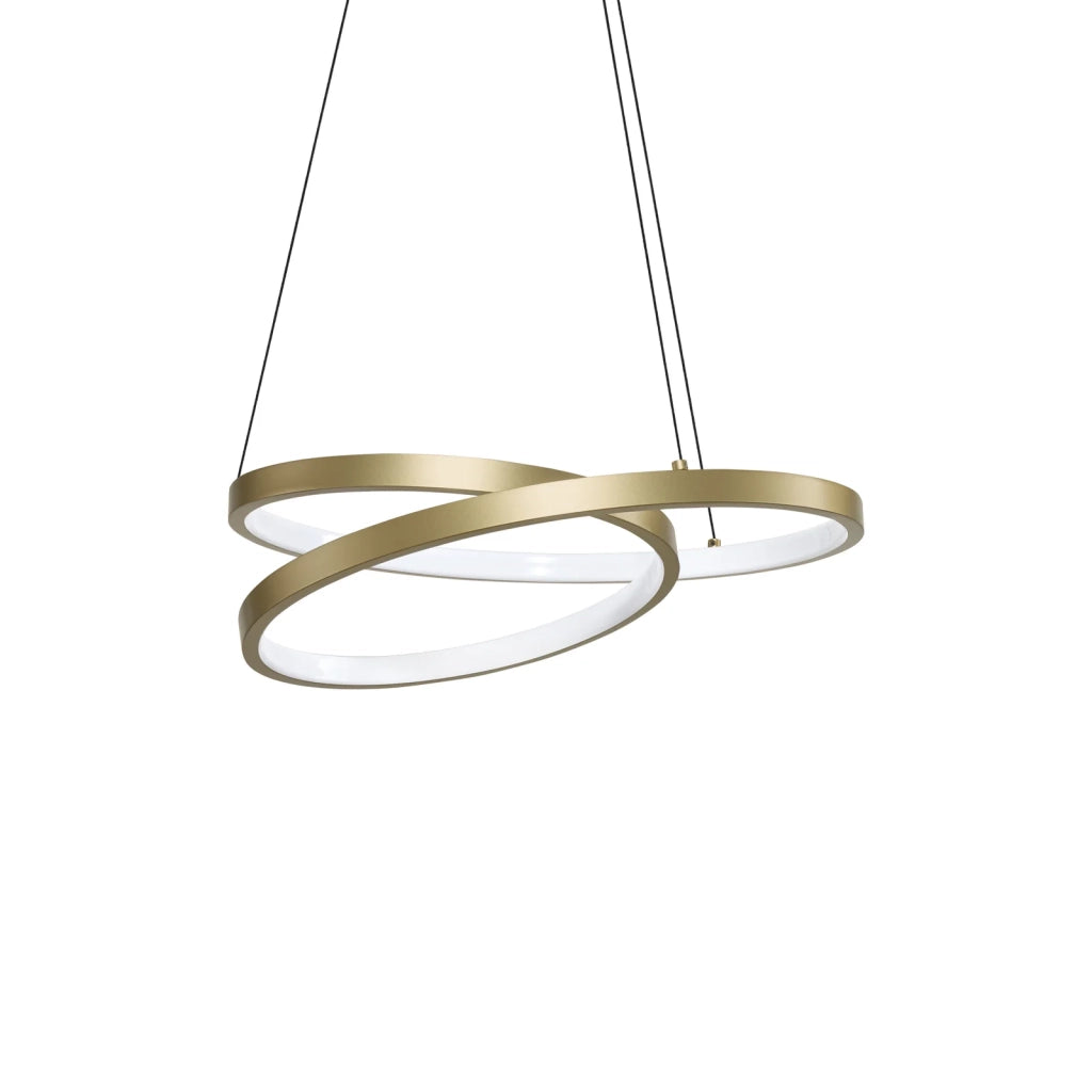 Lampada a sospensione Collezione OZ LED 38W Luce Calda Ottone Dimmerabile Ideal Lux