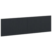 Testiera da Muro ARNHEM Nero Legno ingegnerizzato 896716