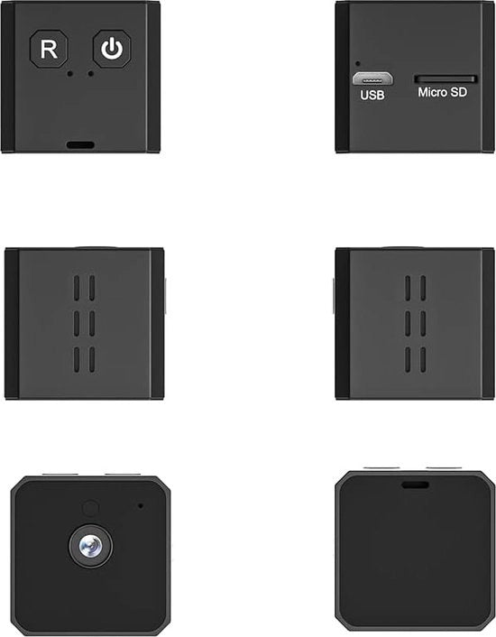 Mini-camera nascosta 1080p con visore notturno e attivazione di movimento per uso domestico e esterno - camera notturna, camera di sorveglianza, camera spia