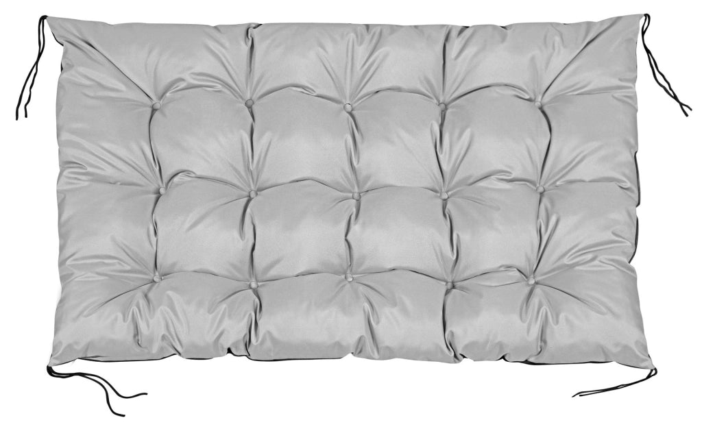 AIO FACTORY 120x80 cm Cuscino da giardino impermeabile Letto per cani grigio chiaro