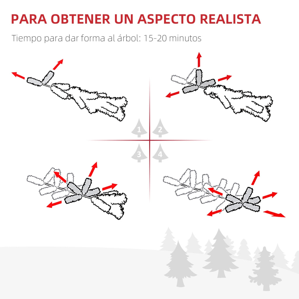 Albero di Natale Artificiale ¨C zephmum ¨C Verde ?75x150 cm