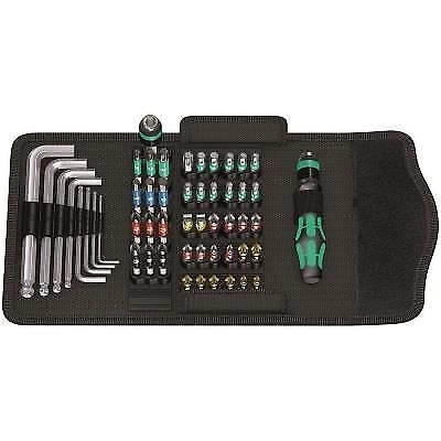 Wera 05057460001 Kraftform Kompakt 100 Set Punte Cacciavite 52 Pezzi BiTorsion Impaktor Rapidaptor Chiavi Hex-Plus