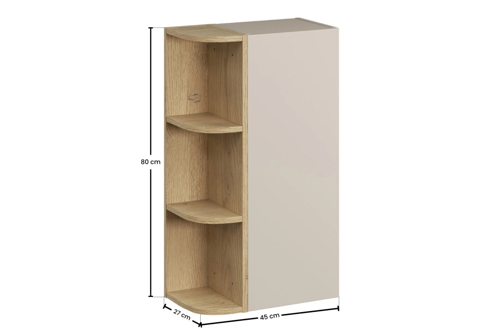 Set mobili bagno con półsłupkiem e regałem Dalia Cashmere 1401 x 1401 x 1401 cm