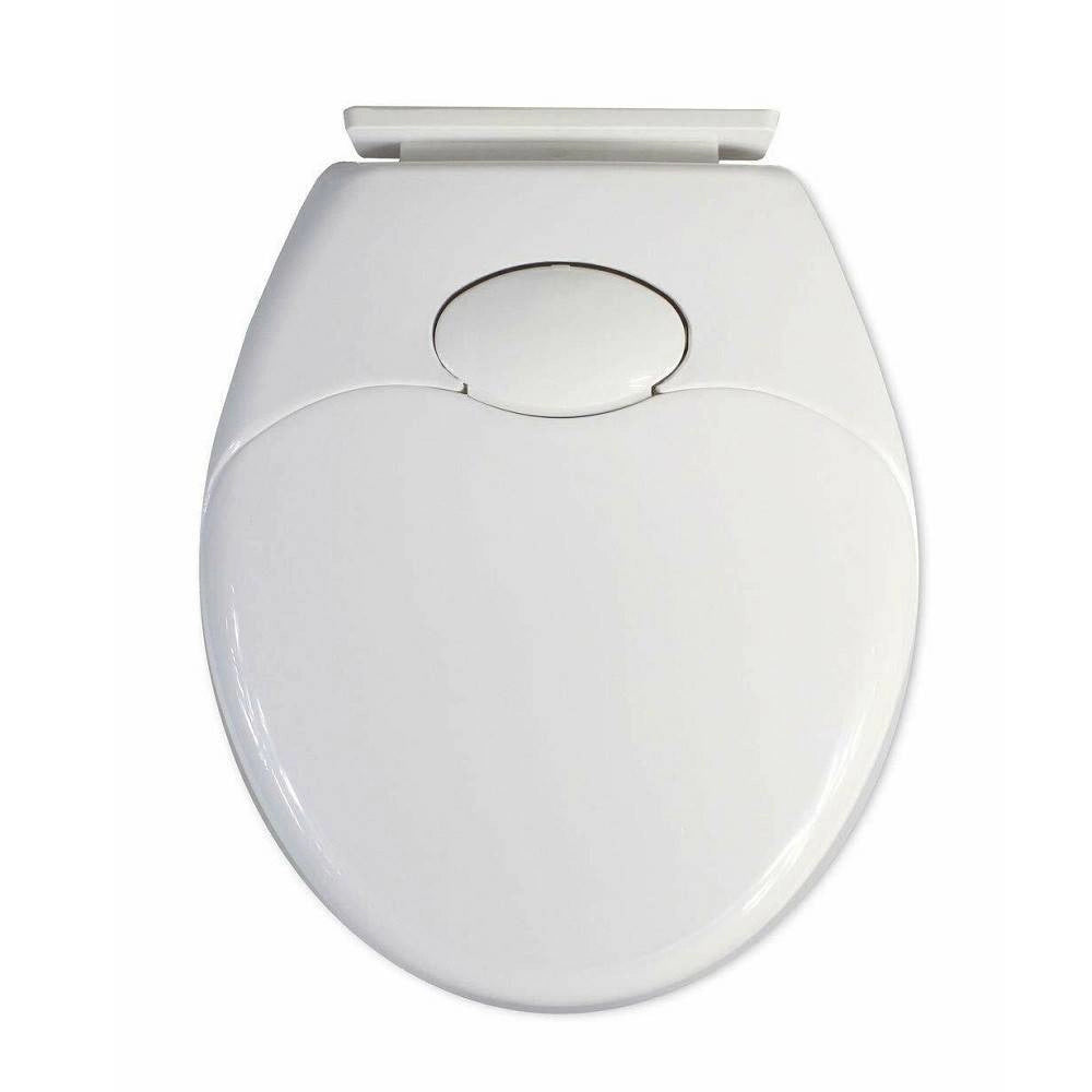 Trade Shop - Copriwater Bianco Adattatore Riduttore Bambini Tavoletta Wc Chiusura Ammortizzata -        3,5
