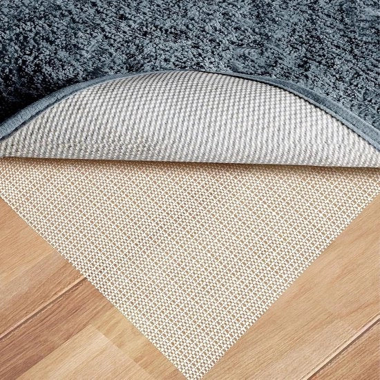 Mat Anti-Slittura 200x200 cm - Sottostante per Matrimoniale, Tappeto e Auto - Lavabile e Tagliabile
