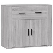 Buffet credenza cassettiera armadio mobile contenitore organizer cucina soggiorno Sonoma 80 x 33 x 70 cm legno ingegnerizzato grigio 02_0036535