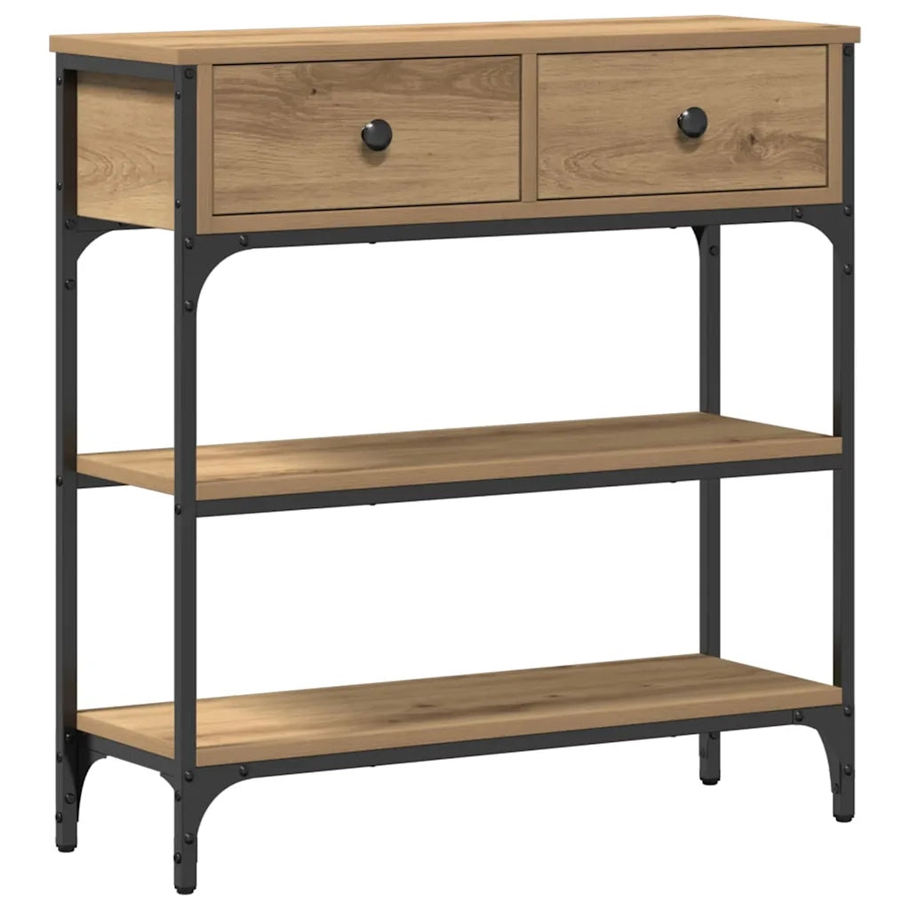 Tavolo consolle Rovere artigianale 72.5 x 25 x 75 cm 863520