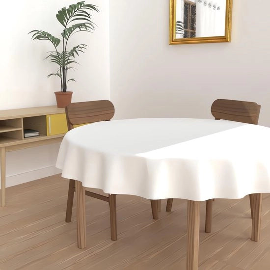 Nappe Soleil d'Ocre, Polyester, Bianco, Diametro 300 cm
