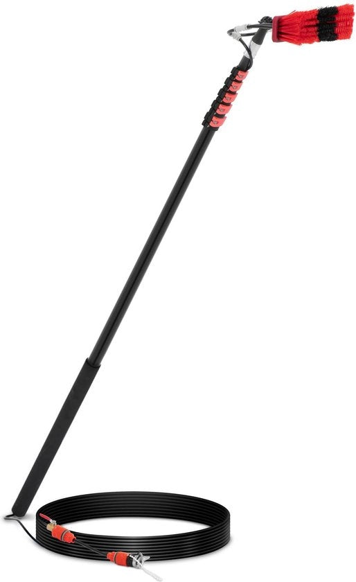 Spazzola di pulizia telescopica - 185 - 900 cm - spazzola 35 cm