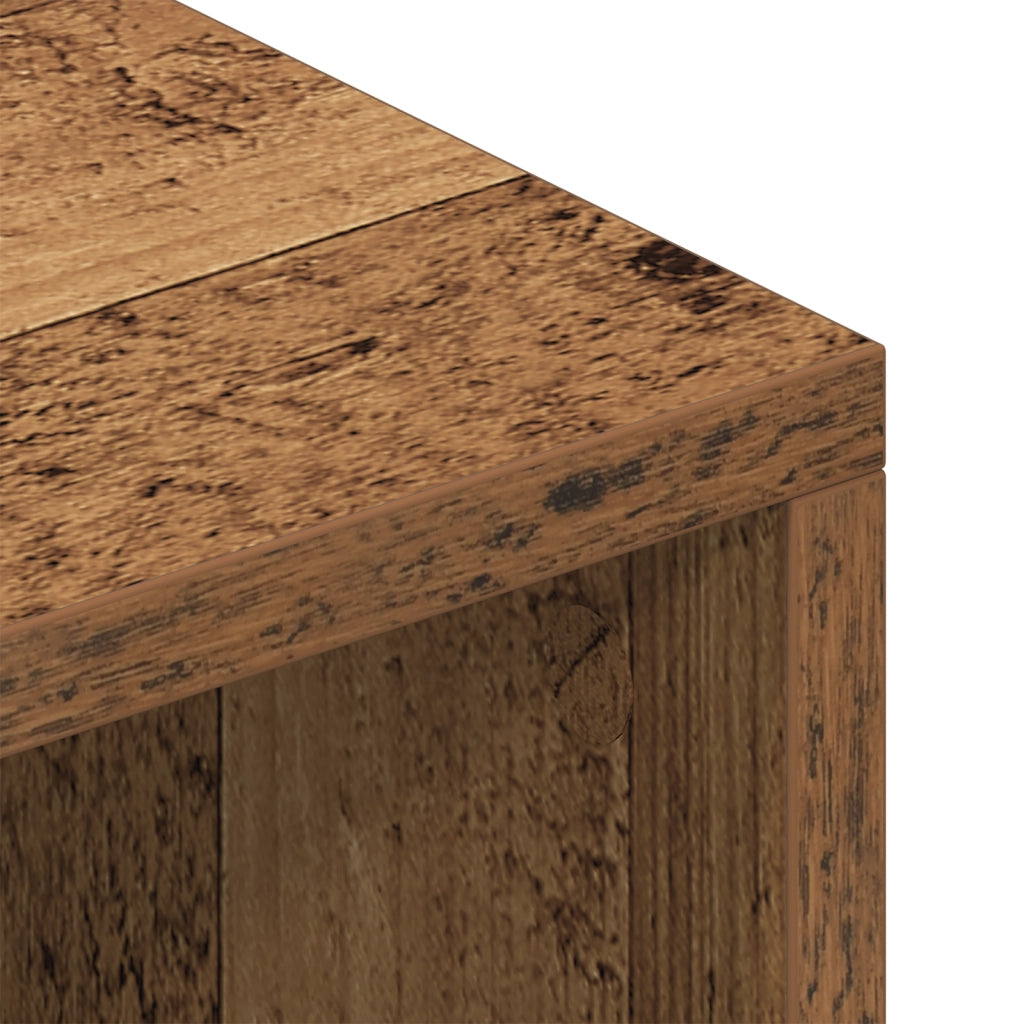 Mobile TV con gambe in legno antico 69.5x30x50 cm