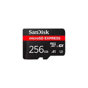 Sandisk express microsd 256gb a1 uhs-i e uhs-ii 210mb/s for switch2 - SDSQXFN-256G-GN4NN