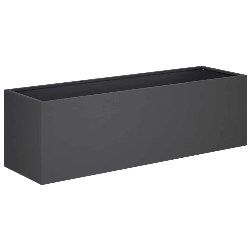 Vaso da giardino Antracite 100 x 30 x 30 cm 8005222
