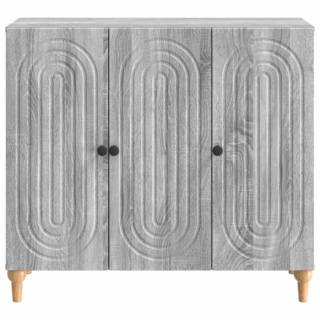 Credenza Grigio Sonoma 89 x 34,5 x 80 cm Legno ingegnerizzato
