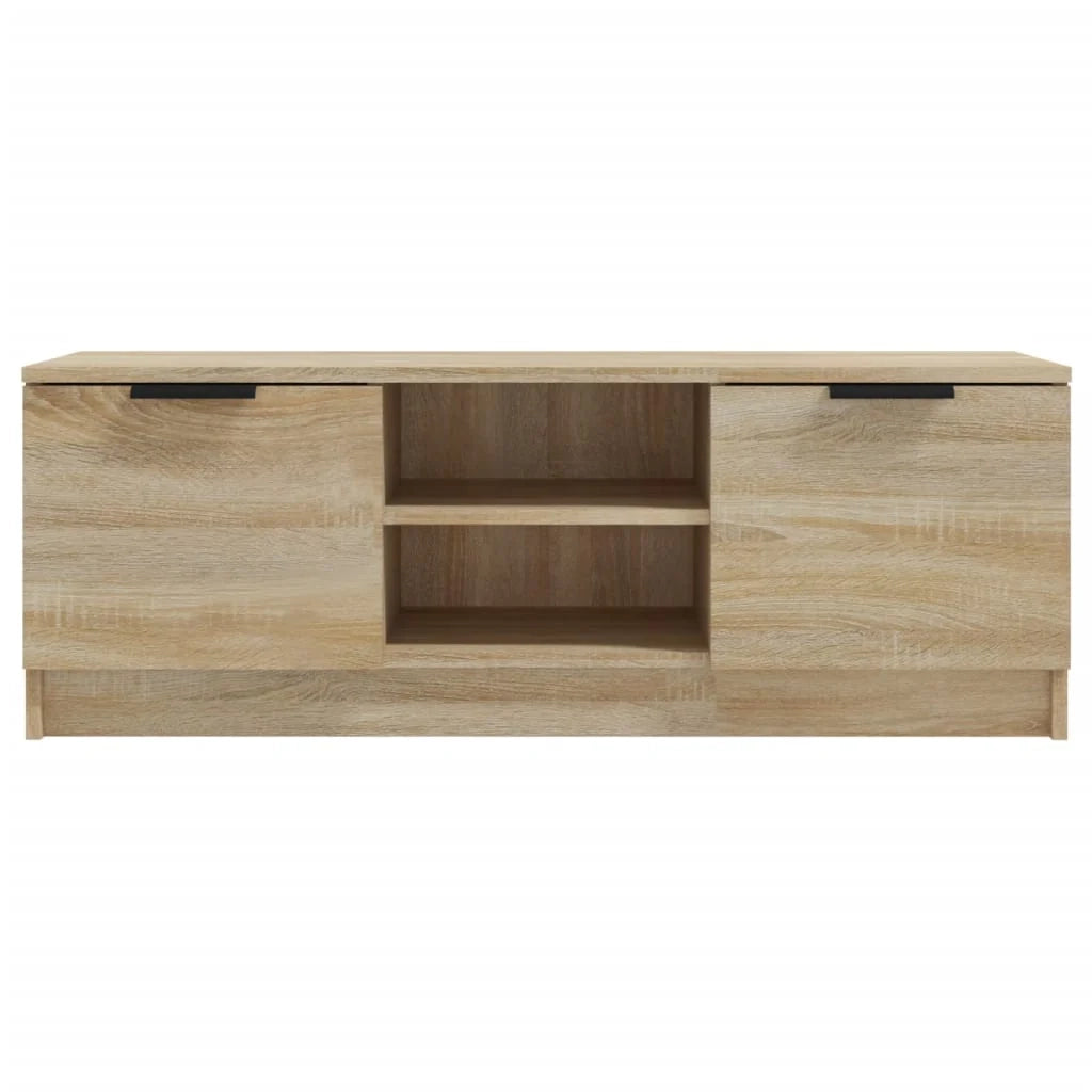 Mobile TV multimediale mensola TV credenza TV sala da pranzo soggiorno camera da letto rovere Sonoma 102 x 35 x 36,5 cm legno ingegnerizzato marrone 02_0027434