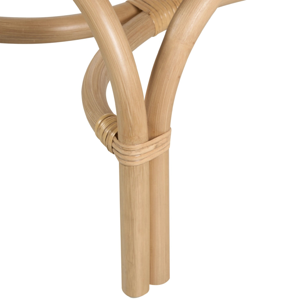 Sedia per bambini in rattan naturale Giardino Outdoor Indoor Boho Fatto a mano