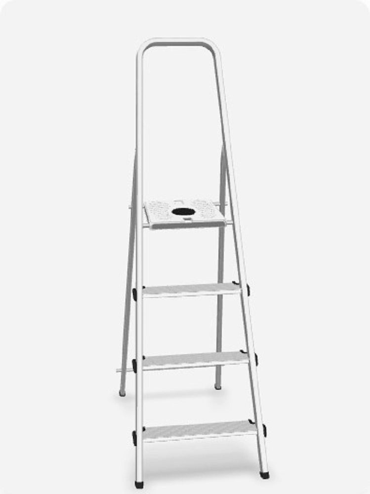 SCALA IN ACCIAIO E ALLUMINIO MOD. MISTA – 4 GRADINI