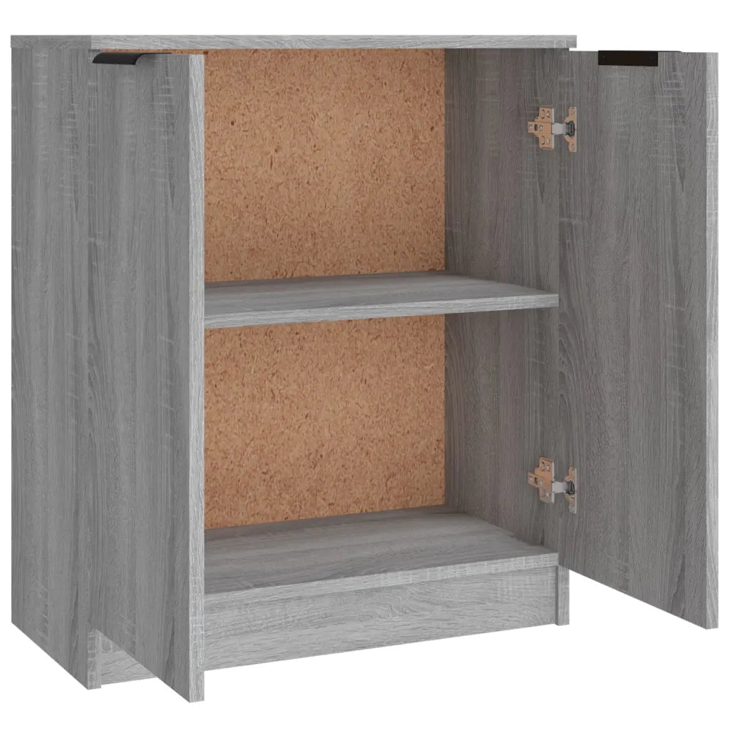 Credenze 3 pz Grigio Sonoma in Legno Multistrato 3115850