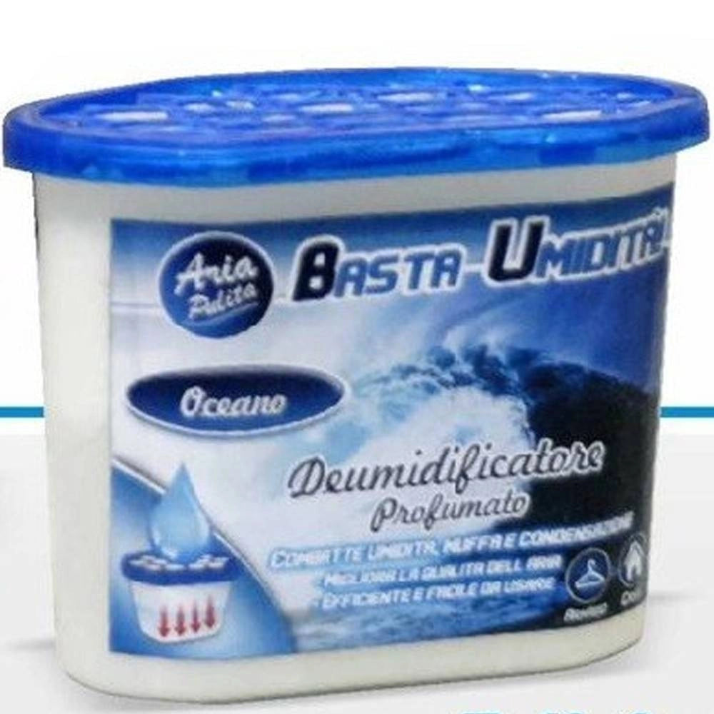 Trade Shop - Deumidificatore Con 220 Gr. Di Granuli Deumidificatore Aria Fragranza Oceano -