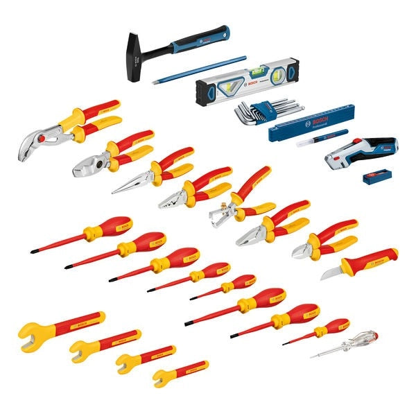 KIT  COMPOSTO DA 37 UTENSILI MANUALI BOSCH IN VALIGETTA L-BOX - 1600A02NG4