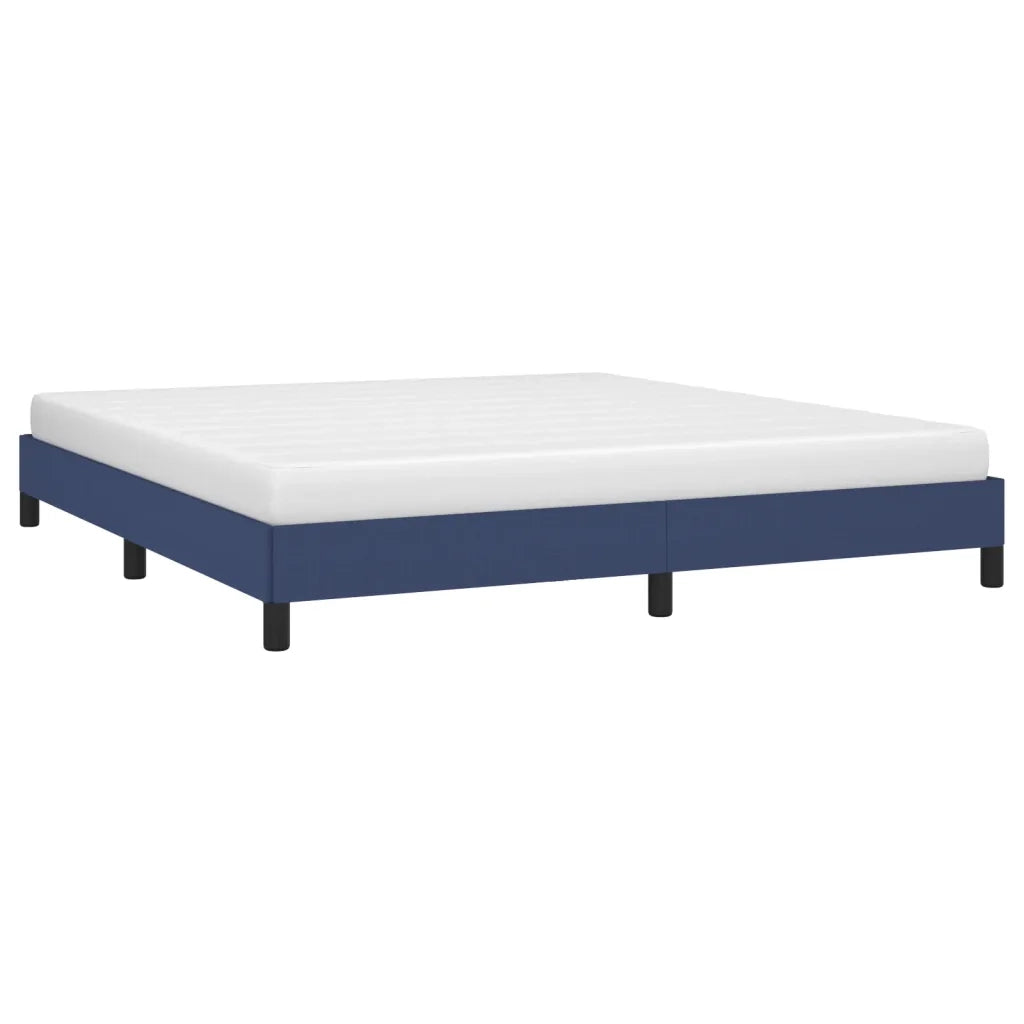 Giroletto senza Materasso Blu 160x200 cm in Tessuto 346734