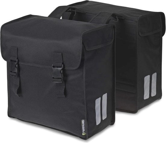 Caricabici a doppio stelo 3 x L - Nero - 40 x 18 x 36 cm - 52 L