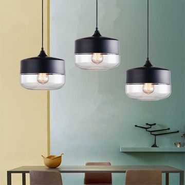 Lampada Da Soffitto Pensile Di Vetro Zenit D Black