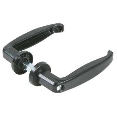 MANIGLIE X PORTA METALLO 355 COMBI - ZAMA VERN NERA VITE IN TESTA MM 25/33 Q8- 10 pezzi