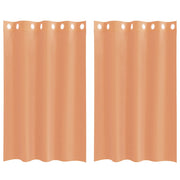 Tende in Voile con Occhielli 2 pz Terracotta