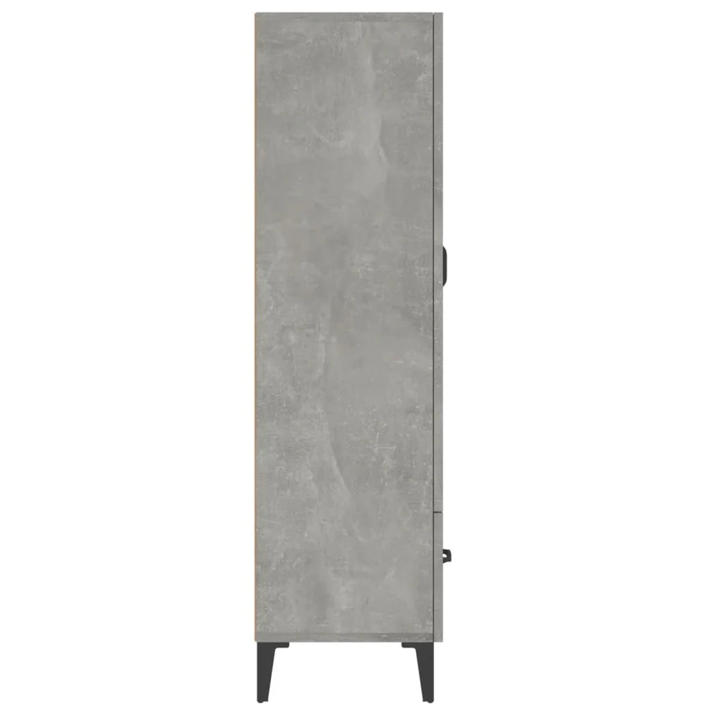 Buffet credenza cassettiera mobiletto mobile contenitore organizer cucina soggiorno salotto alto 70 x 31 x 115 cm legno ingegnerizzato grigio 02_0034708