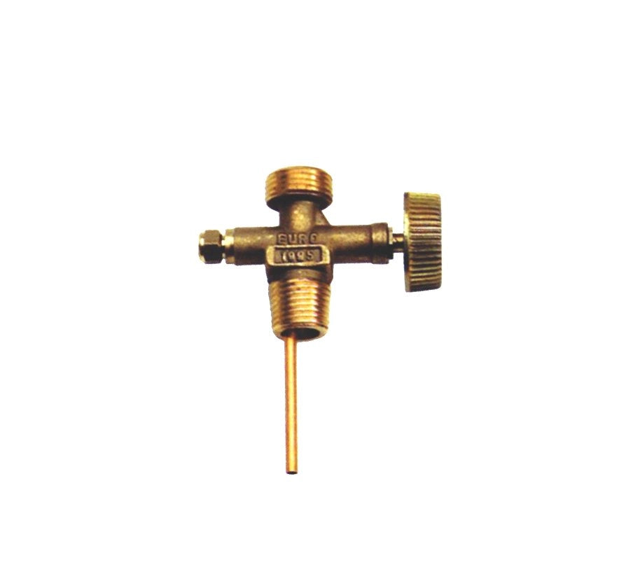 RUBINETTO PER BOMBOLA GPL Att. uscita W20x1/4 Sx M