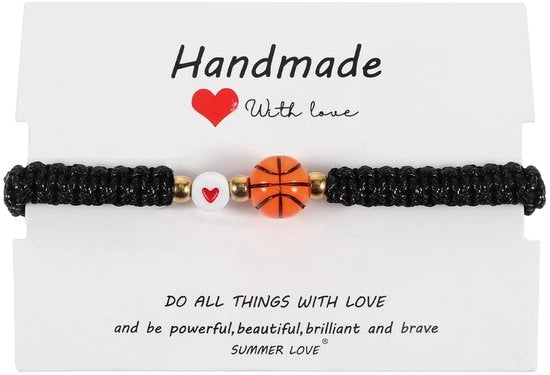 Anello di amicizia adattabile progettato - Anelli di amicizia per 2 - Regalo di basket - Festa di compleanno per bambini - Spirito di squadra - Camaraderia - Anello di basket