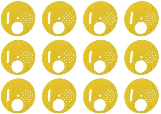 Porte di accesso per apiari 12 pezzi - Porte di accesso in plastica - Attrezzatura per apicoltori - Apiario - Box per le api - Prodotti speciali