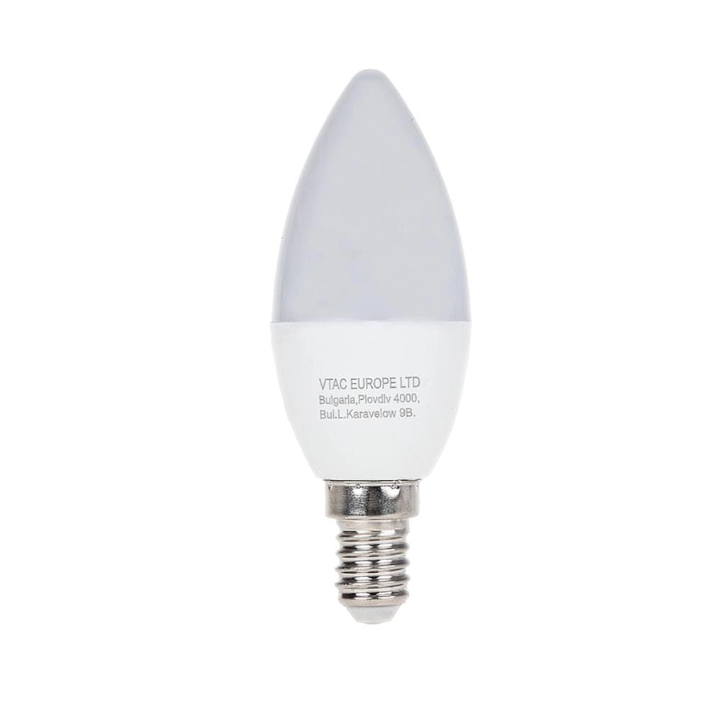 V-TAC lampadina LED 4W E14 candela neutra 4000K 320lm