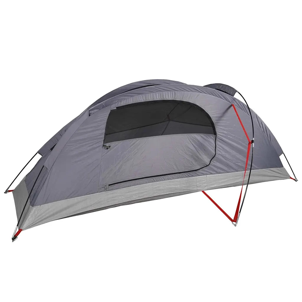 Tenda da Campeggio a Cupola 1 Persona Arancione Impermeabile 94561
