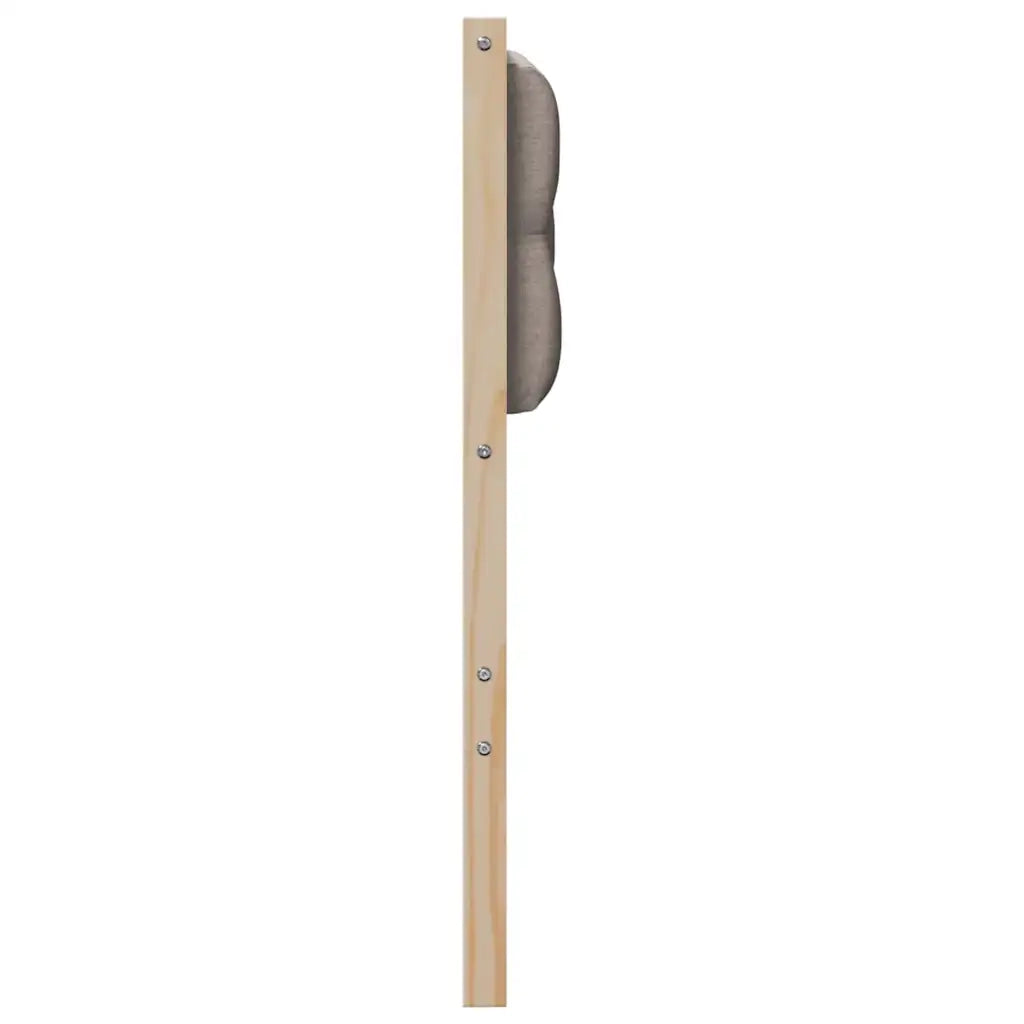 Testiera Altro Marrone e taupe 120 cm Legno di pino massello 879022