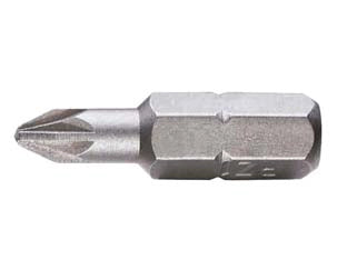 INSERTI A CROCE POZIDRIVE PER AVVITATORI MM.25- - mm.25 PZ 3 - 10 pezzi EXCEL