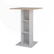 Vicco Tavolo da bar Bianco/Sonoma 75 x 75 cm