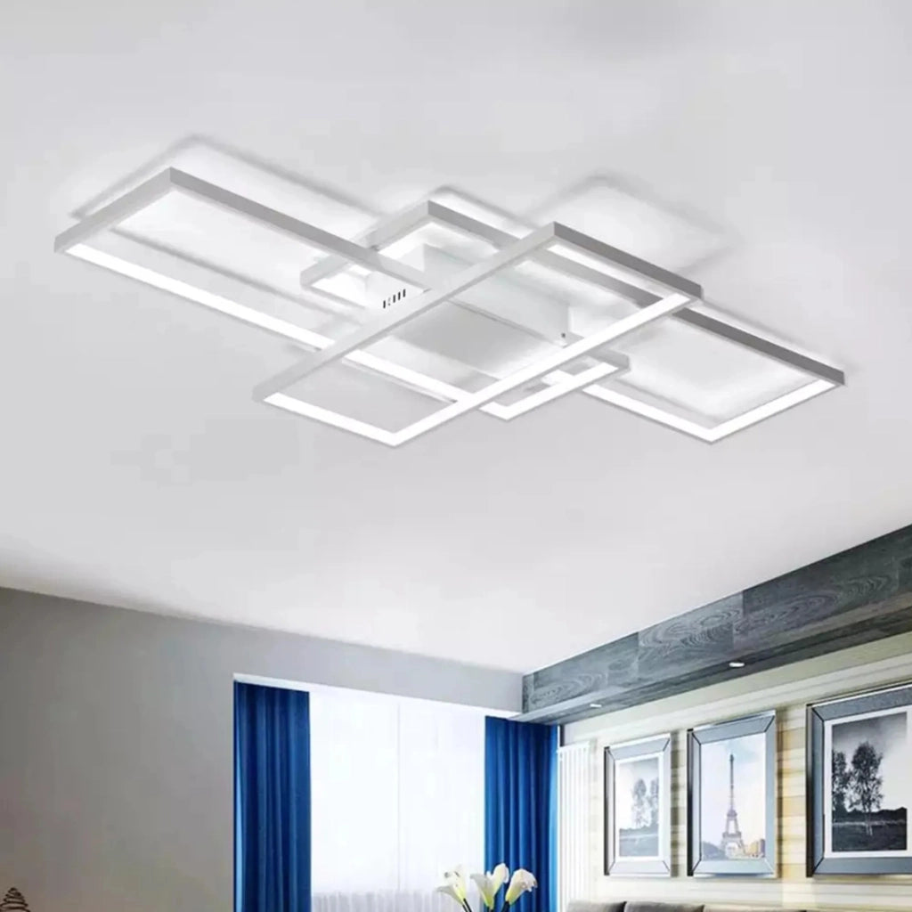 Plafoniera Moderna A Led + Telecomando App660 Bianco