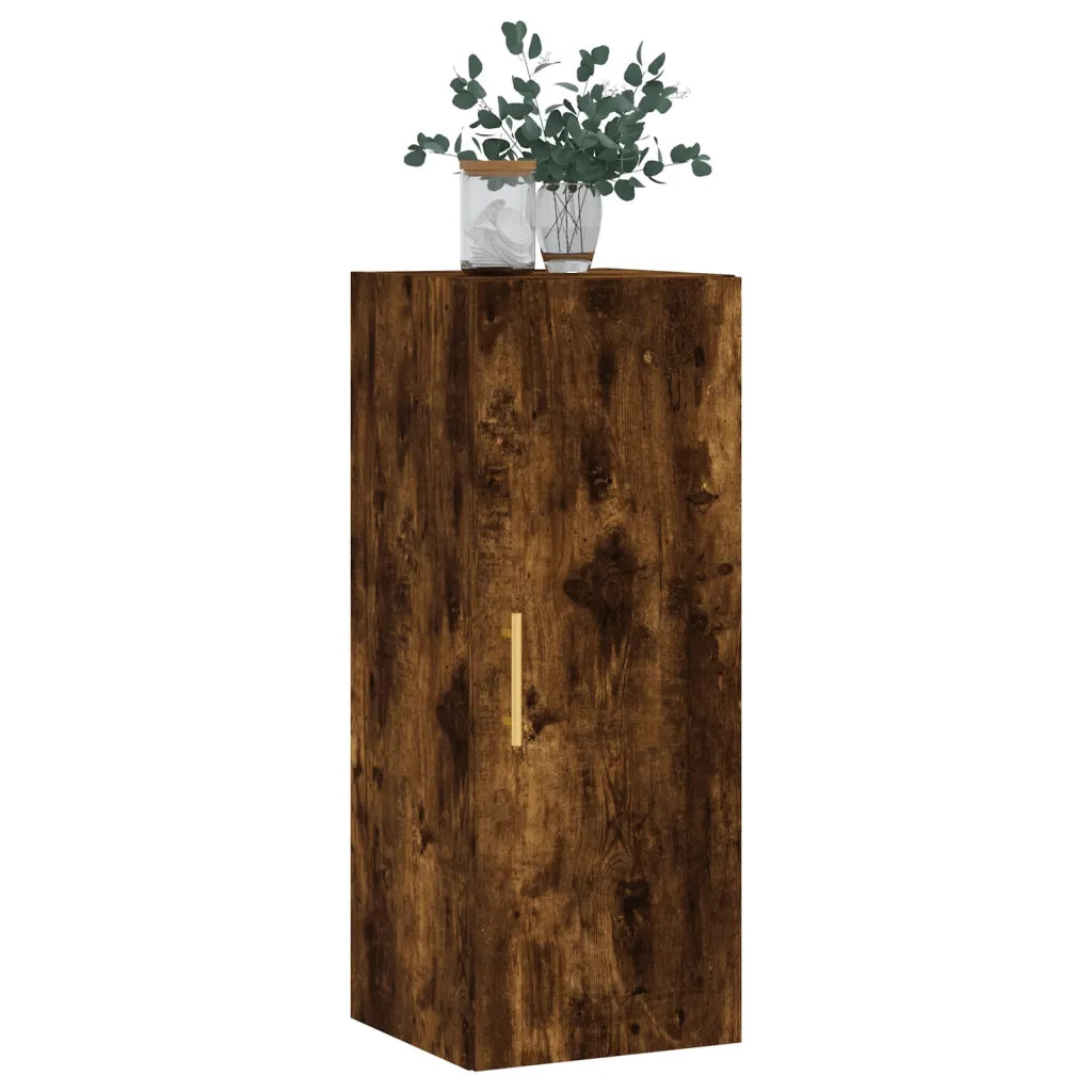 Mobile a Parete Rovere Fumo 34,5x34x90 cm 828849