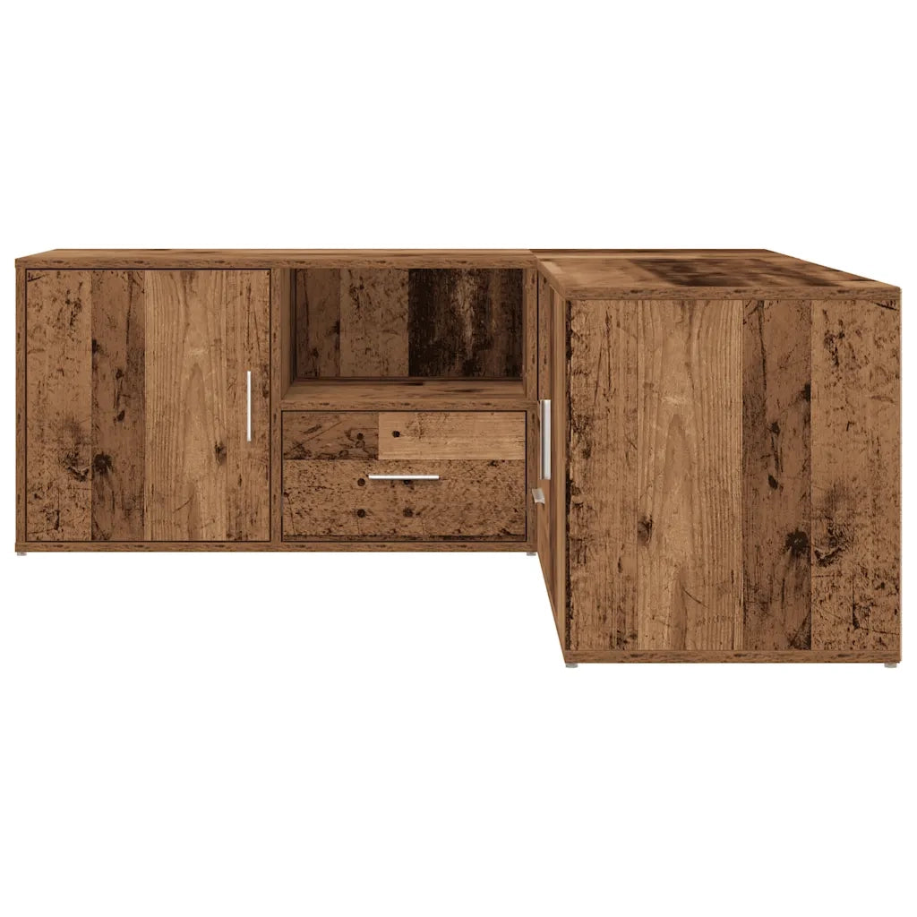 Mobile Angolare Legno Antico 200x40x45 cm in Truciolato 3307835