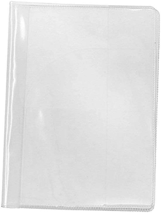 Copriporta trasparente per documenti - Ideale per viaggi - Impermeabile - Protezione per carte di identità - Dimensioni 19 x 13,5 cm