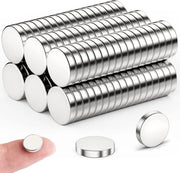 50 pezzi di magneti forti da 10 mm x 2 mm, magneti per frigorifero, magneti per lavagna bianca, magneti per bacheche, magneti per attività di fai da te, parti di montaggio
