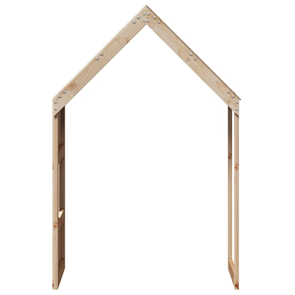 Tetto per Letto Bambini 60x99x139,5cm in Legno Massello di Pino