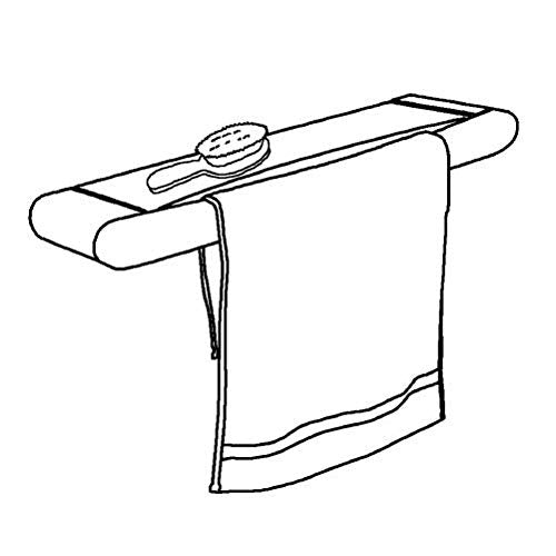 Stendibiancheria da Parete Telepack 70 cm 70 x 38X6 H Stenditura M 5 Gimi