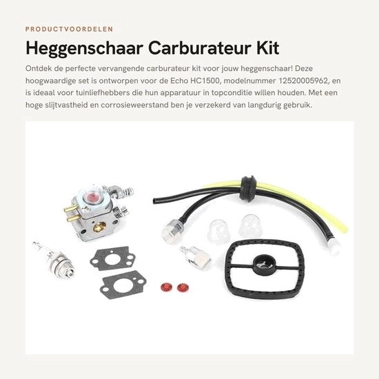 Set di accessori di carburatore in alluminio - Sostitutivi - Resistente all'usura - Facile da installare - Migliorata efficienza