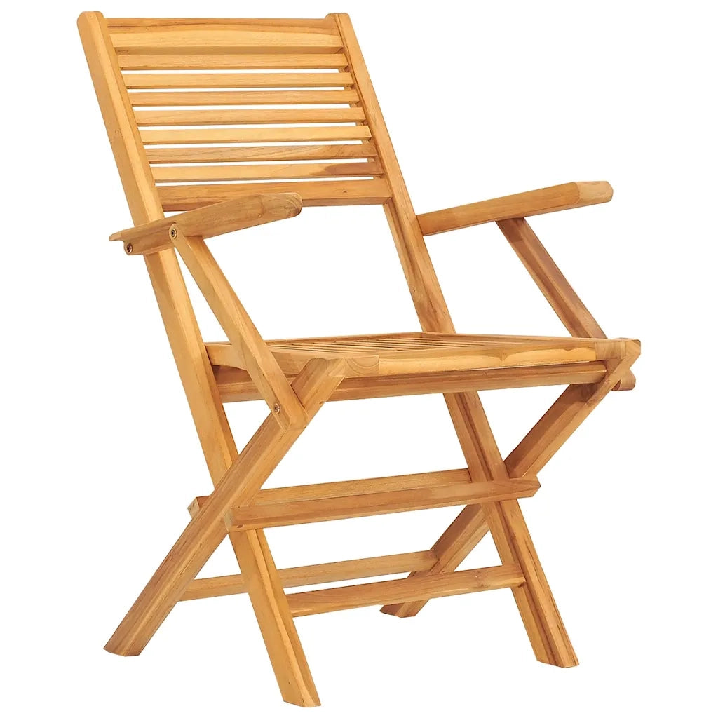 Sedie da Giardino Pieghevoli 2pz 55x62x90cm Legno Massello Teak 362762