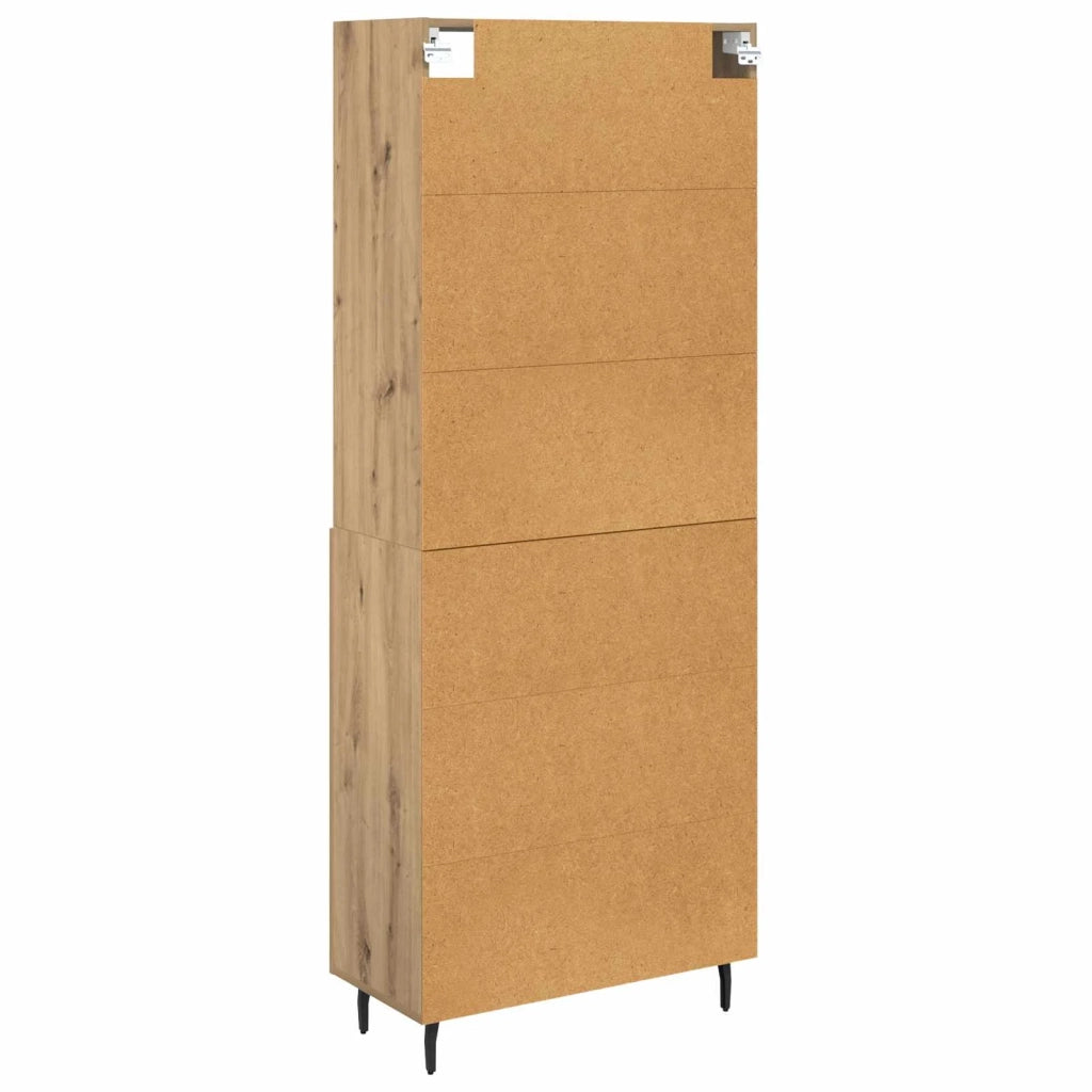 Credenza | Madia | Buffet da pranzo | Armadio da pranzo Rovere artigianale 69,5 x 34 x 180 cm