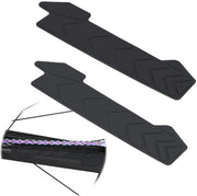 Supporto catena leggero - MTB/Protettore di cornice in silicone - Protezione - Accessorio bicicletta - Set da 2 - Dimensioni 215 x 52 x 2 mm