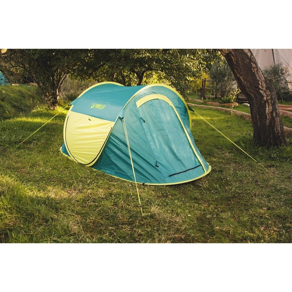 Trade Shop - Tenda Da Campeggio Pop-up 2 Persone Tasca Interna Zanzariera 235x145x100cm 68086 -
